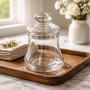 Vintage Libbey Liberty Bell Apothocary Jar/Lid Circa 1976: 6" Tall